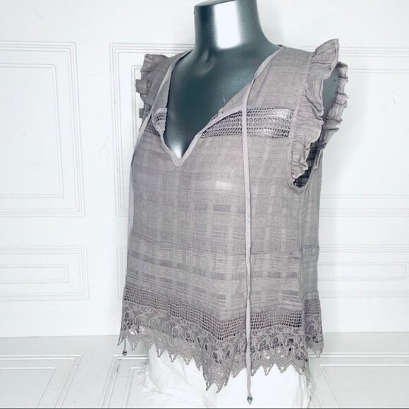 GYPSY 05 GLOBAL  VILLAGE TOP 100% COTTON BOHEMIAN CAMISOLE WOMEN SIZE SMA… - Picture 5 of 9